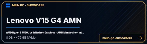 PC-Showcase Lenovo V15 G4 AMN von Sam31986 auf MEIN PC