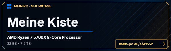 PC-Showcase Meine Kiste von mbesy auf MEIN PC