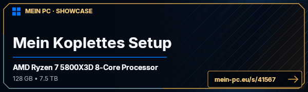 PC-Showcase Mein Koplettes  Setup von Opossum auf MEIN PC