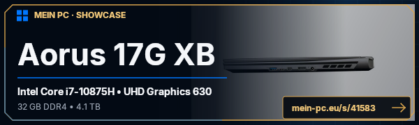 PC-Showcase Aorus 17G XB von XphilY auf MEIN PC