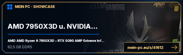 PC-Showcase AMD 7950X3D u. NVIDIA RTX5090 von Kox598 auf MEIN PC