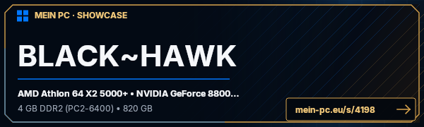 PC-Showcase BLACK~HAWK von anubis2k auf MEIN PC