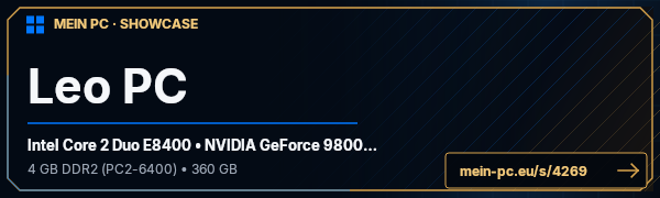 PC-Showcase Leo PC von leo9414 auf MEIN PC
