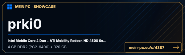 PC-Showcase prki0 von prki0 auf MEIN PC