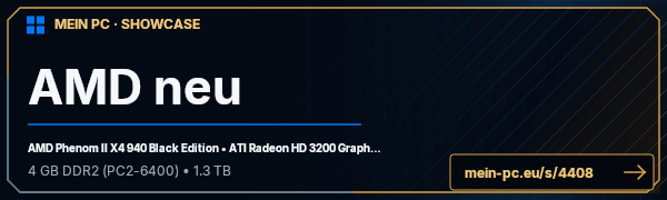 PC-Showcase AMD neu von dabua82 auf MEIN PC