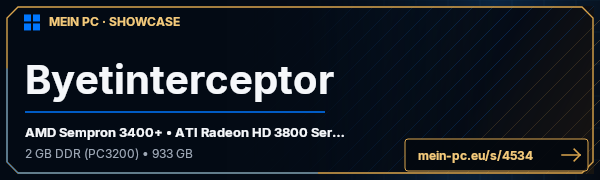 PC-Showcase Byetinterceptor von byteinterceptor auf MEIN PC