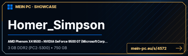 PC-Showcase Homer_Simpson von Homer_Simpson auf MEIN PC