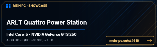 PC-Showcase ARLT Quattro Power Station von Siriouz auf MEIN PC