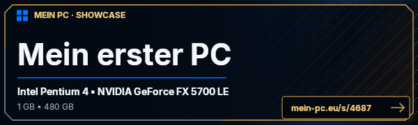 PC-Showcase Mein erster PC von mister-x auf MEIN PC
