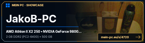 PC-Showcase JakoB-PC von jakobiii auf MEIN PC