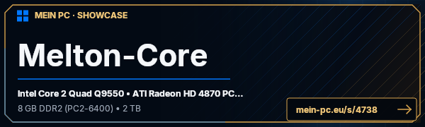 PC-Showcase Melton-Core von exus auf MEIN PC