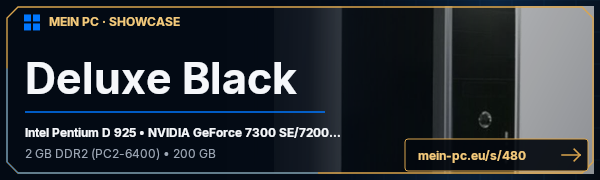 PC-Showcase Deluxe Black von wosi auf MEIN PC