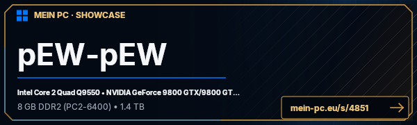 PC-Showcase pEW-pEW von pEW-pEW auf MEIN PC