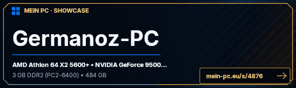 PC-Showcase Germanoz-PC von Germanoz49 auf MEIN PC