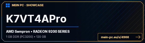 PC-Showcase K7VT4APro von Korsa92 auf MEIN PC