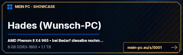 PC-Showcase Hades (Wunsch-PC) von mjtom auf MEIN PC