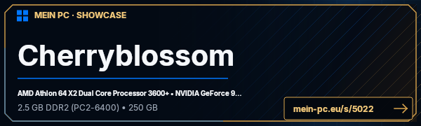 PC-Showcase Cherryblossom von Darkschneider auf MEIN PC