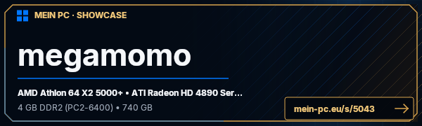 PC-Showcase megamomo von megamomo auf MEIN PC