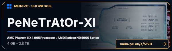 PC-Showcase PeNeTrAtOr-XI von PeNeTrAtOrX auf MEIN PC