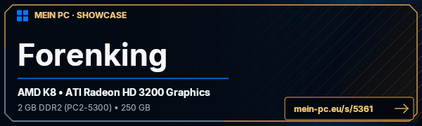 PC-Showcase Forenking von Forenking auf MEIN PC