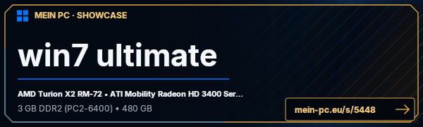 PC-Showcase win7 ultimate von Keane auf MEIN PC
