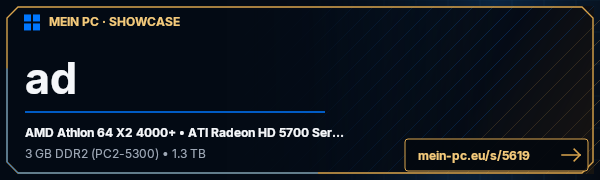 PC-Showcase ad von H3rN3R auf MEIN PC