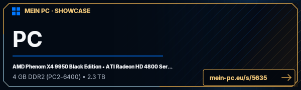 PC-Showcase PC von bluewhite65 auf MEIN PC