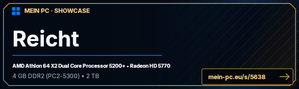 PC-Showcase Reicht von Gabbermafia auf MEIN PC