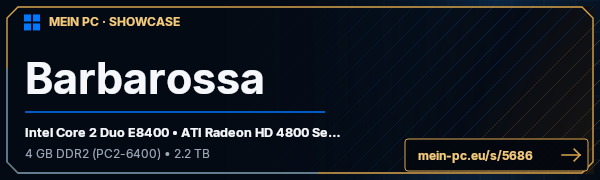 PC-Showcase Barbarossa von Barbarossa19 auf MEIN PC