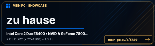 PC-Showcase zu hause von z0rn auf MEIN PC