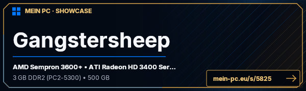 PC-Showcase Gangstersheep von Gangstersheep auf MEIN PC