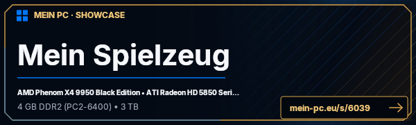PC-Showcase Mein Spielzeug von Szandor auf MEIN PC