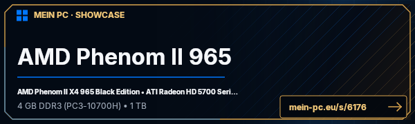 PC-Showcase AMD Phenom II 965 von xXRedDragonXx auf MEIN PC