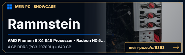 PC-Showcase Rammstein von XRammsteinX auf MEIN PC