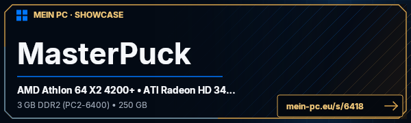 PC-Showcase MasterPuck von MasterPuck auf MEIN PC