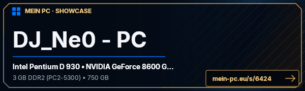 PC-Showcase DJ_Ne0 - PC von DJ_Ne0 auf MEIN PC