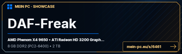 PC-Showcase DAF-Freak von SilverCat auf MEIN PC