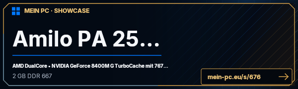 PC-Showcase Amilo PA 2548 von Timme auf MEIN PC