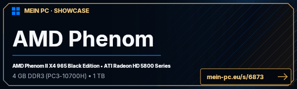 PC-Showcase AMD Phenom von Kaito auf MEIN PC