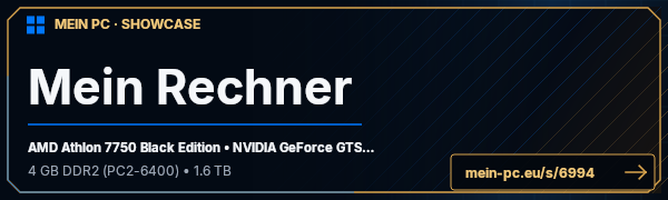PC-Showcase Mein Rechner von s04fab auf MEIN PC