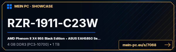 PC-Showcase RZR-1911-C23W von NoXiT auf MEIN PC