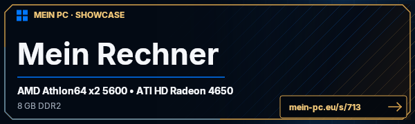 PC-Showcase Mein Rechner von KleinTorsten auf MEIN PC