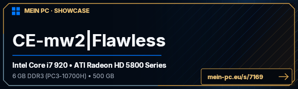 PC-Showcase CE-mw2|Flawless von Flawless auf MEIN PC