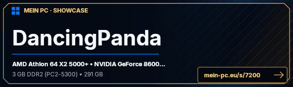 PC-Showcase DancingPanda von DancingPanda auf MEIN PC