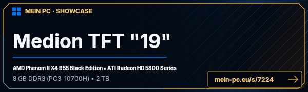 PC-Showcase Medion  TFT "19" von Rhymes auf MEIN PC
