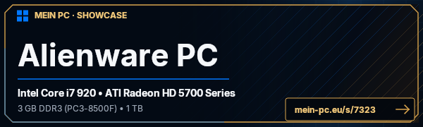 PC-Showcase Alienware PC von kondition auf MEIN PC
