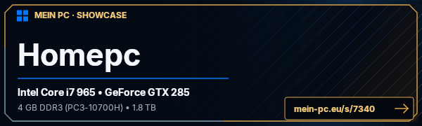 PC-Showcase Homepc von Funfare auf MEIN PC