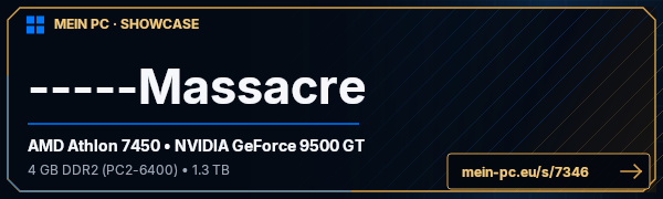 PC-Showcase -----Massacre von trekstorone auf MEIN PC