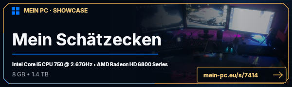 PC-Showcase Mein Schätzecken von Hanny auf MEIN PC