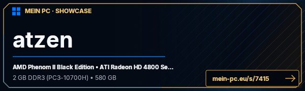 PC-Showcase atzen von Ryan_Dee auf MEIN PC